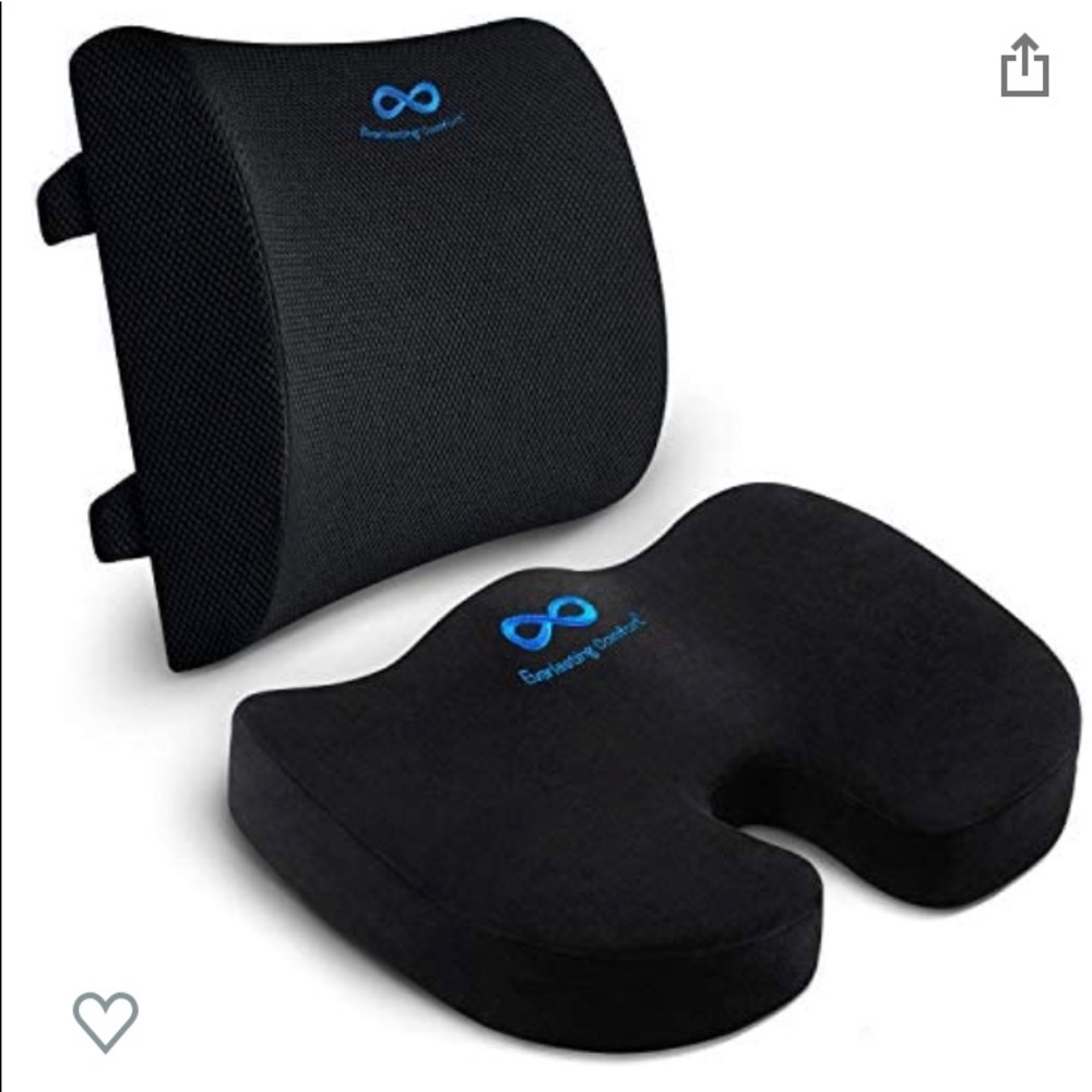 Memory Cushion Seat and Back Set